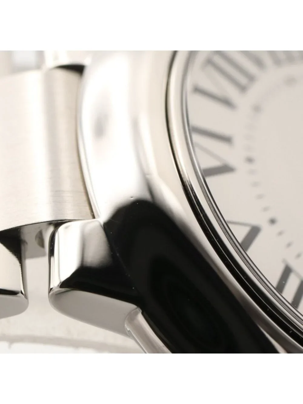 Cartier Watch Baron Blue SM Silver Stainless Steel